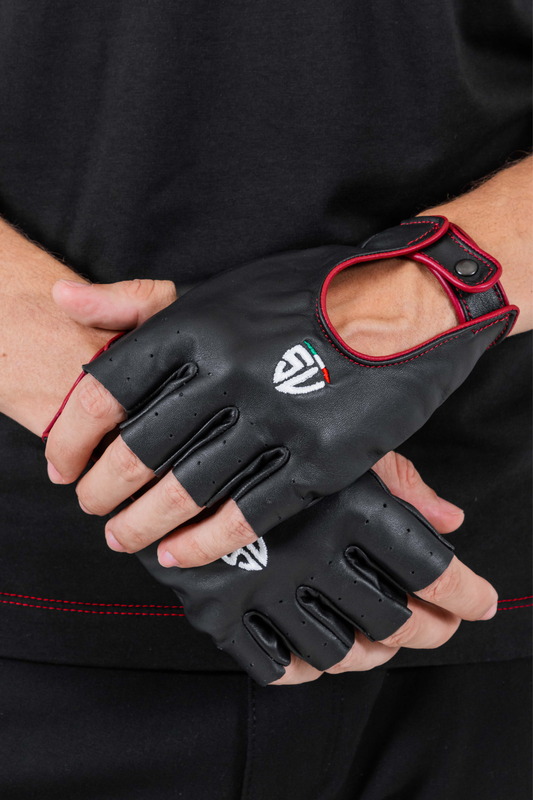 Luva Collezione em Couro Preta | LOJA SV | Loja Super Veloce | Super Veloce